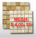 Mesh tile at $4.00 SQF